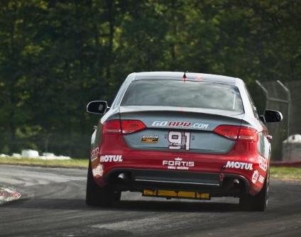 Josh Hurley and Fortis Watches Audi S4 at Mid-Ohio 2011
